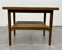 Drexel Declaration Cane Shelf Table