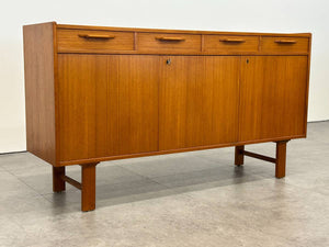 59" Swedish Teak Locking Buffet