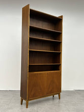 Dark Wood Cabinet with Shelves