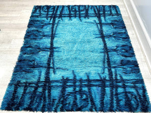 Swedish Rya Style Rug by Marianne Richter