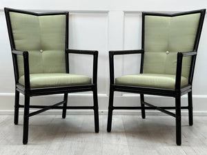 McGuire Cambria Highback Lounge Chairs