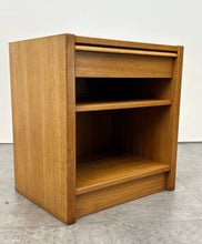 Teak Drawer and Shelf Nightstand