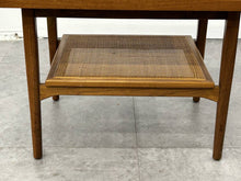 Drexel Declaration Cane Shelf Table