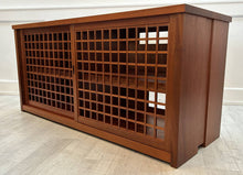 Mahogany Grid Mesa Sideboard
