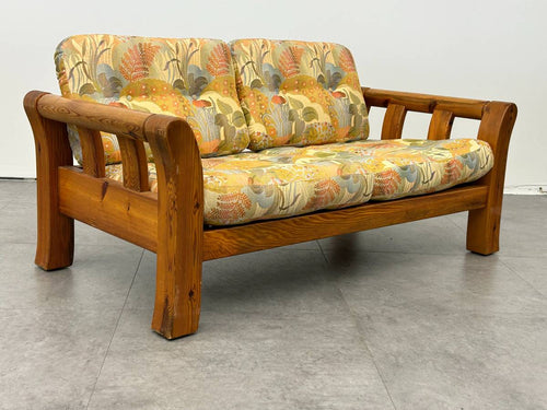 Uno & Osten Kristiansson Fern Print Pine Loveseat