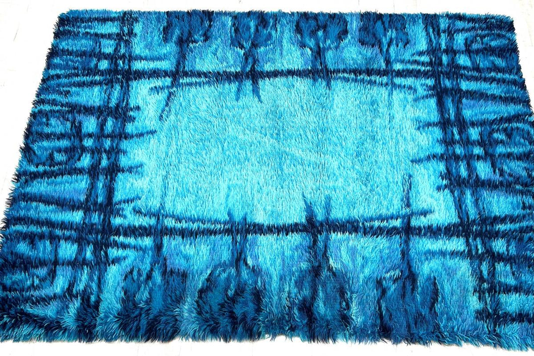 Swedish Rya Style Rug by Marianne Richter