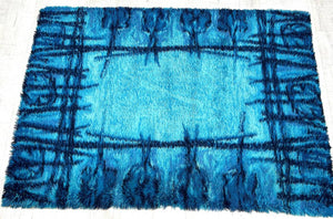 Swedish Rya Style Rug by Marianne Richter