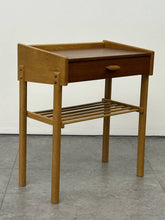 Swedish Oak Side Table Pair