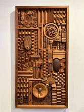 Carved Wood Wall Sculpture