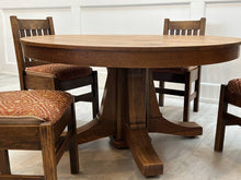 54" Mission Oak Dining Table