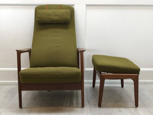 Folke Ohlsson for DUX - Recliner and Ottoman