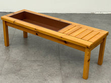 Swedish Pine Planter Box Table