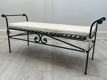 Wrought Iron Bench