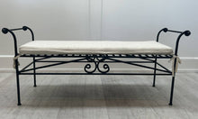 Wrought Iron Bench