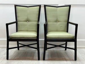 McGuire Cambria Highback Lounge Chairs