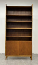 Dark Wood Cabinet with Shelves