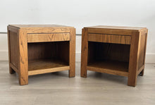 Oak Nightstands (Set of 2)