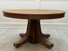 54" Mission Oak Dining Table