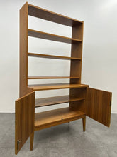 Storage and Shelves Teak Locking Cabinet
