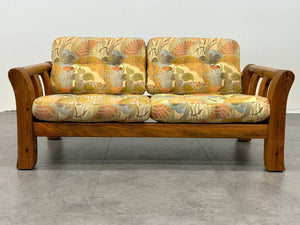 Uno & Osten Kristiansson Fern Print Pine Loveseat