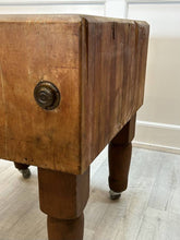 Rolling Butcher Block Island