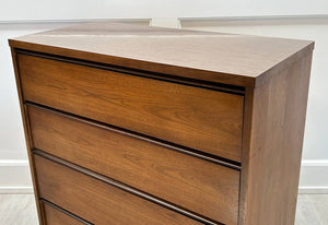 Broyhill Walnut Highboy Chest of Drawers