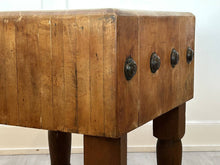 Rolling Butcher Block Island