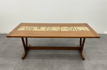 Danish Tile Top Coffee Table