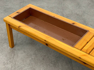 Swedish Pine Planter Box Table