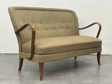 Vintage Swedish Bentwood Settee