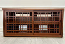 Mahogany Grid Mesa Sideboard