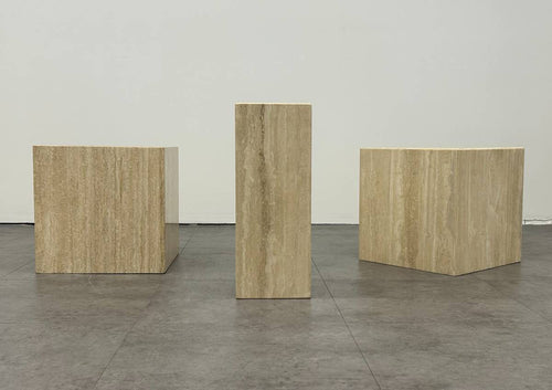 Italian Travertine Display Stands