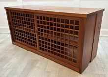 Mahogany Grid Mesa Sideboard