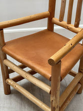 Rustic Log Armchair