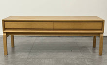 Vintage Low Oak Console