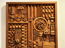 Carved Wood Wall Sculpture