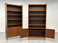 Dark Wood Cabinet with Shelves