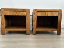 Oak Nightstands (Set of 2)