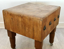 Rolling Butcher Block Island