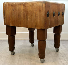 Rolling Butcher Block Island