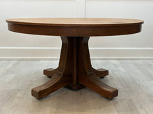 54" Mission Oak Dining Table