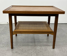 Drexel Declaration Cane Shelf Table