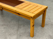 Swedish Pine Planter Box Table