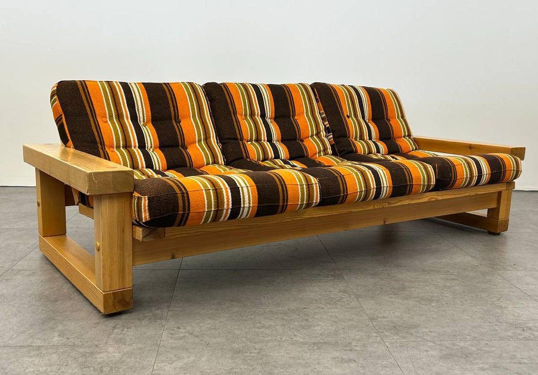 Swedish Pine 3-Seater Recliner