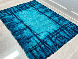 Swedish Rya Style Rug by Marianne Richter