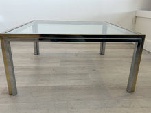 Square Chrome and Glass