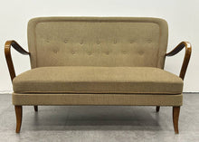 Vintage Swedish Bentwood Settee