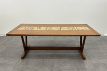 Danish Tile Top Coffee Table