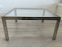 Square Chrome and Glass