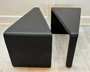 Leather Triangle Table by DeSede